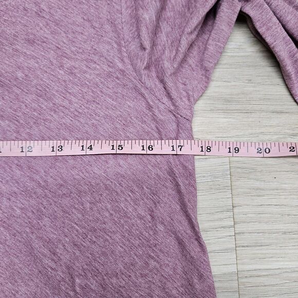 Pure Jill Purple Shirt A Line Tee Longsleeve Pima Cotton XS - Picture 5 of 7